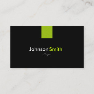 Yoga Modern Mint Green Visitekaartje