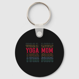Yoga Moeder Grappige Gelaagde Tekst Moeder Mama Co Sleutelhanger
