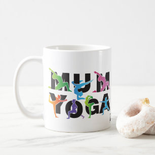 Yoga Moeder Meditatie Hobby Schattige Mam Koffiemok