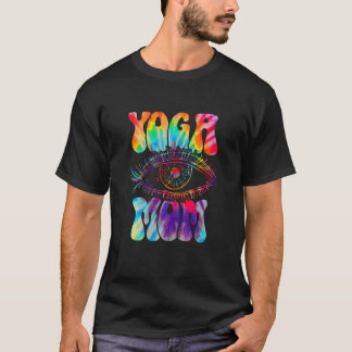 Yoga Mom Tie Dye Hippie Spirituele Yogi T-shirt