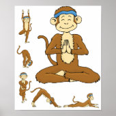 Yoga Monkey Poster (Voorkant)