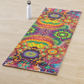 Yoga mooie kleuren fitness Gepersonaliseerde YOGA Yogamat