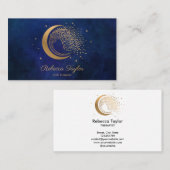 yoga moon trendy life coach WILLOW Wtree gold Bus Visitekaartje (Voorkant / Achterkant)