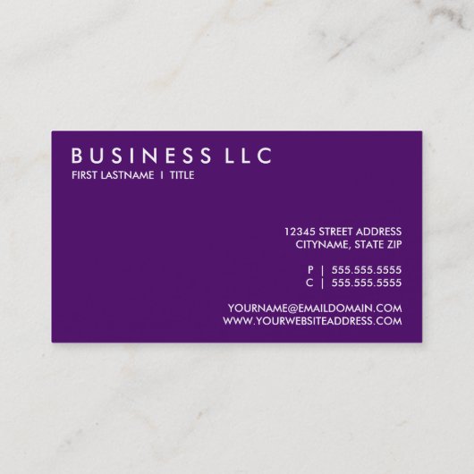 YOGA (moskeesvierkantjes) Visitekaartje (Achterkant)