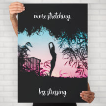 Yoga Motivatie Muurkunst