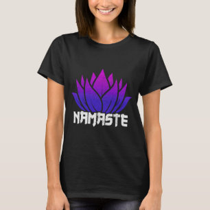 Yoga Namaste Boeddha Lotus Bloem Boeddhisme Yogi B T-shirt