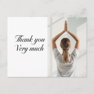 Yoga Namaste Dankkaart Briefkaart