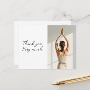Yoga Namaste Dankkaart Briefkaart