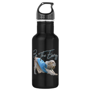 Yoga Neerwaartse Hond - Wees de Energie Quote Waterfles