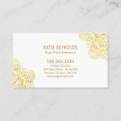 Yoga Nidra Instructor Visitekaartje (Achterkant)