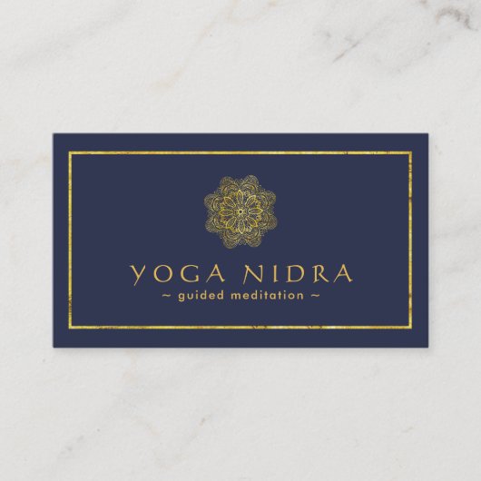 Yoga Nidra Visitekaartjes (Voorkant)