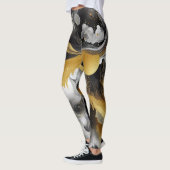 Yoga noir or Abstrait ou Leggings quotidiens (Gauche)