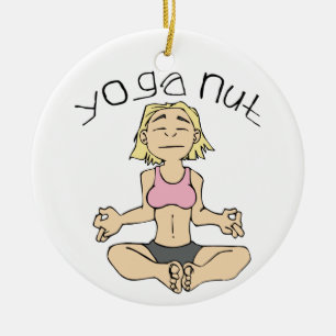 Yoga Nut Yogi Ornament