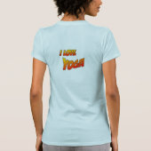 Yoga Octopus Womens Apparel T-Shirt (Achterkant)