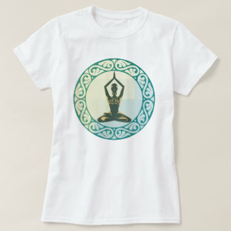 Yoga Oefening Zittend Pose Meditatie T-shirt