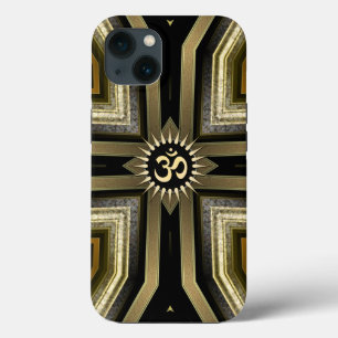 Yoga OM Black Gold Sunshine Galaxy S5 Coque