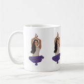 Yoga OM Blanc 325 ml Mug blanc classique (Gauche)