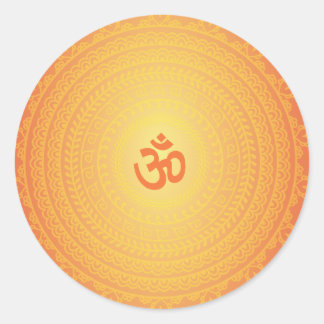 Yoga Om Boeddhistische Mandela sticker