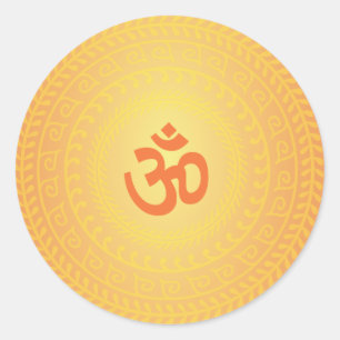 Yoga Om Boeddhistische Mandela sticker