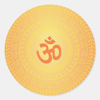 Yoga Om Boeddhistische Mandela sticker