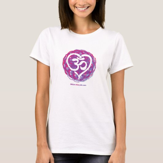Yoga Om Love Dames T-shirt (Voorkant)