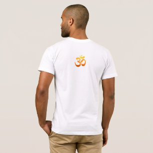 Yoga Om Mantra Symbol Asana Relax Achterste Afbeel T-shirt