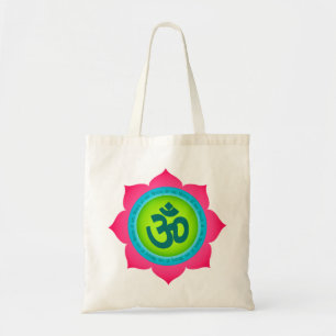 Yoga Om Namaste Lotus Organic Canvas tas