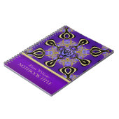 Yoga Om Purple Inspirations Est Carnet (Côté gauche)