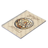 Yoga Om Symbol Notitieboek (Linkerzijde)