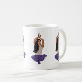 Yoga OM Wit 325 ml Classic Wit Mok (Voorkant rechts)