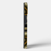 Yoga OM Zwart Goud Zonneschijn Galaxy S5 Hoesje (Achterkant / Rechts)