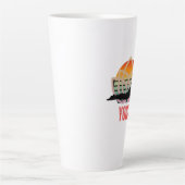 Yoga: omarm de flow latte mok (Voorkant)