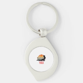 Yoga: omarm de flow sleutelhanger