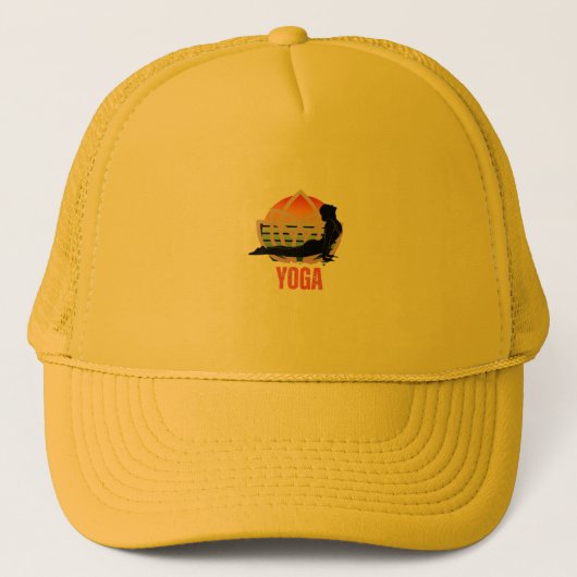 Yoga: omarm de flow trucker pet (Voorkant)