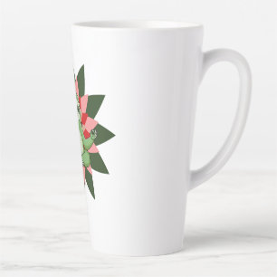 Yoga-ontspanning met Elegante Bloemkunst Latte Mok