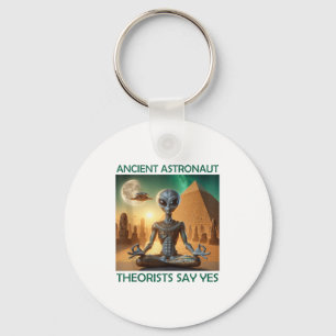 Yoga Oude Astronaut Theoristen Zeggen Ja De Alien Sleutelhanger