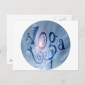Yoga Outdoor Clouds Briefkaart (Voorkant / Achterkant)