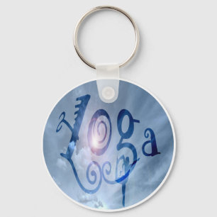 Yoga Outdoor Clouds Sleutelhanger