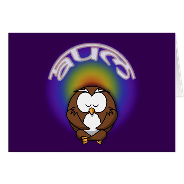 yoga owl (Voorkant Horizontaal)