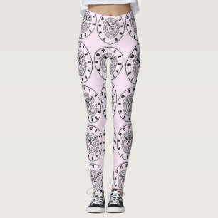Yoga Pants Funny Pink Baby Girl Biologische Klok Leggings