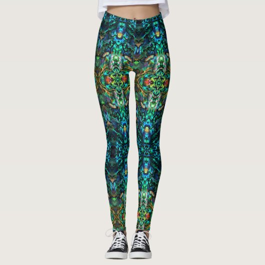 Yoga Pants Leggings Abalone (Voorkant)