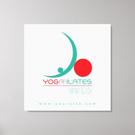 Yoga Pilates - Ingewikkeld Canvas (Voorkant)