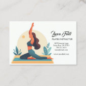 Yoga Pilates Instructeur Visitekaartje (Voorkant)