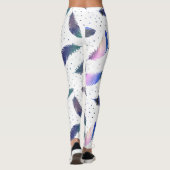 *~* Yoga Pilates Meditation Uplifving Feathers Leggings (Achterkant)