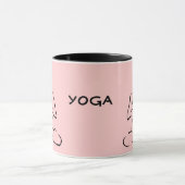 Yoga Pose café Mug (Centre)