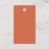 Yoga Pose Carte de visite (Dos)