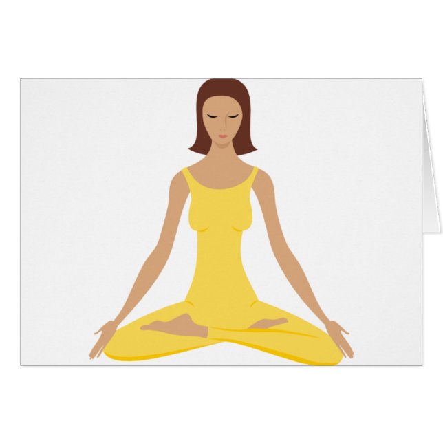 Yoga Pose Girl (Devant horizontal)