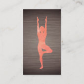 Yoga Pose | Instructeur Visitekaartje (Achterkant)