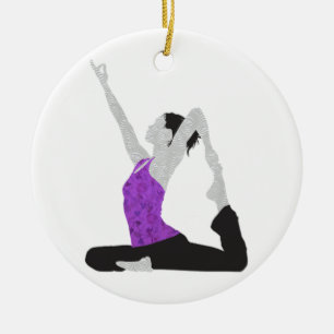 Yoga Pose Keramisch Ornament