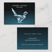 Yoga Pose Modern Kleurrijk Visitekaartje (Voorkant / Achterkant)